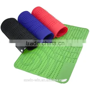 Hot Sell New Make SILICONE GLASS DRYING MAT Wine Bar DishRack Bar Mats thumbnail-1