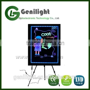 LED Menu Board Message Sign Display Dry Erase Fluorescent Neon Writing thumbnail-1