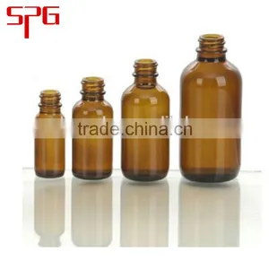High Quality Boston Round Glass Bottle With Various of Size thumbnail-1