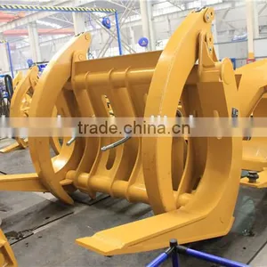 SDLG LG956L Heavy Duty Attachment, Log Grapple/Log Fork for Sale, Specialize in 5 Ton SDLG Wheel Loader thumbnail-1