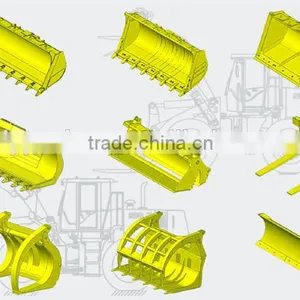 OEM Wheel Loader Optional Equipment Pallet Fork (1400*2060mm) For SDLG LG968 Wheel Loader thumbnail-4