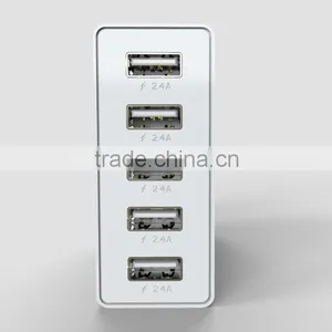 New Style 60W 5V 5 Ports Desktop Usb Charger thumbnail-1
