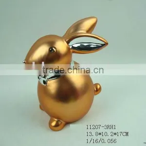Porcelain Easter Rabbit Figurine thumbnail-1