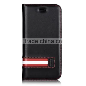 China Manufacturer Genuine Leather Cell Mobile Phone Case for Iphone 6 Plus thumbnail-1