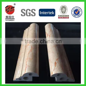 5.1cm Base Cap Marble Design Pvc Moulding Profile for uv Panel thumbnail-4