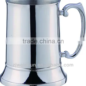 Wide Mouth Beer Mug With Handle thumbnail-1