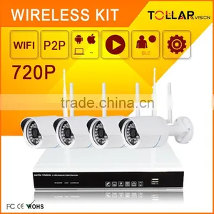 Best Price 720P 4CH Wifi Wireless Home Security Alarm Camera System thumbnail-1