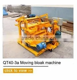 Top Supplier DONGYUE QT40-3A Egg Laying Moving Hollow Block Machine thumbnail-1