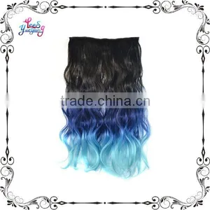 3 Colors Gradient Curly Woman Hair Extension thumbnail-1