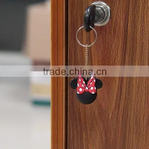 3d Custom Shaped Soft Pvc Keychain With MINNIE Shape thumbnail-6