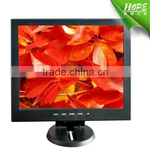 Black White Color Vga Hdmi Usb av tv Input 10inch Square Lcd tv thumbnail-2