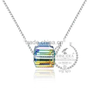 925 Sterling Silver Face Cutting Color Change Necklace Fashion Women Necklace Jewelry Supplies 6360481 thumbnail-1