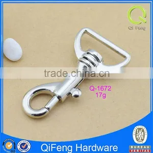 Q-1672 Single Hook, Dog Leash Hook ,silver Samll Size Bag Parts thumbnail-1