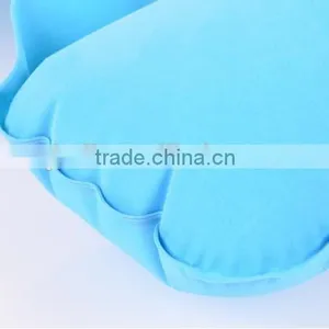 U Shaped Inflatable Travel Neck Pillow / Earplug / Eyemask Travel Set thumbnail-3