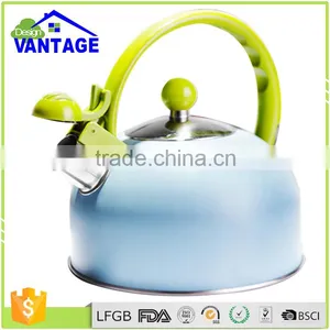2.5L Color Coating Tea Whistling Kettle Induction Stainless Steel Coffee Kettle thumbnail-3