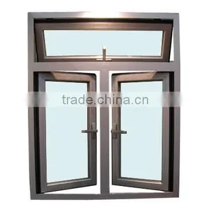 Aluminium Casement Window With Aluminium Shutter thumbnail-4