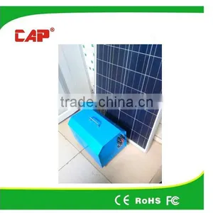 350watts 12v dc off Grid Portable Solar Energy System With Battery Back up Bank thumbnail-2