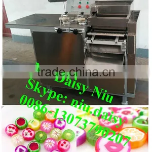 Commerical Fruit Candy Cutter Machine/flat Lollipop Cutting Machine/lollipop Candy Making Machine thumbnail-1