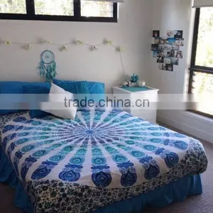 Indian Tapestries Wall Hanging Bohemian Dorm Decor Bedding Bedspread Beach Blanket Throw Hippie Mandala Tapestry thumbnail-2