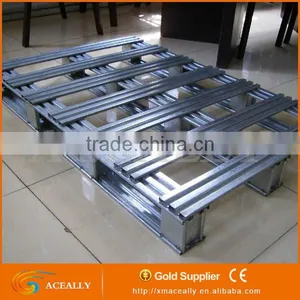 Chinese Pallet Sales Customizable Warehouse Fumigated Stackable Steel Pallets thumbnail-1