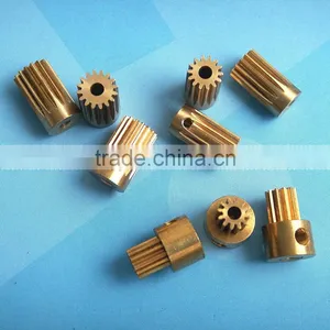 ISO9001 Manufacturer Hobbing Process R/c Servo Spur Gear Made From Brass thumbnail-6