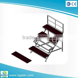 Hot Sales Mobile Demounted Choral Risers,aluminum Choral Risers,folding Choral Risers thumbnail-3