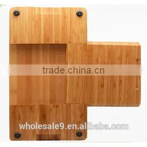 Picnic Bamboo Cheese Board Tool Set With Hidden Tool Drawer thumbnail-5