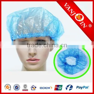 Disposable Clear Waterproof Hat Home Shower Bathing Elastic Cap thumbnail-4