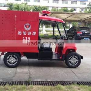 High Quality 4 Wheel New Electric Fire Fighting Utility Mini Cars CE Approved thumbnail-6