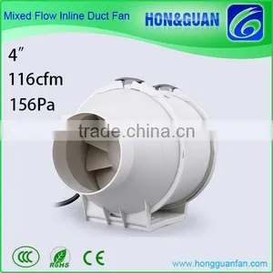 4 Inch 100mm Mixed Inline Duct Fan Air Blower Fan thumbnail-1