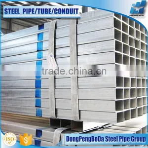 Erw Hollow Section 40/80/1.1mm Steel Erw Galvanised Pipes thumbnail-1