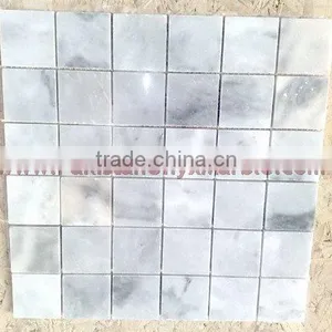 NEW ZIARAT WHITE (CARRARA WHITE) MARBLE MOSAIC TILES thumbnail-2