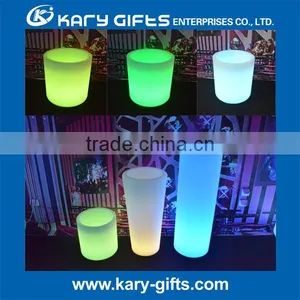 Cooler Ice Container Champagne Plastic LED Illuminated Ice Bucket thumbnail-5
