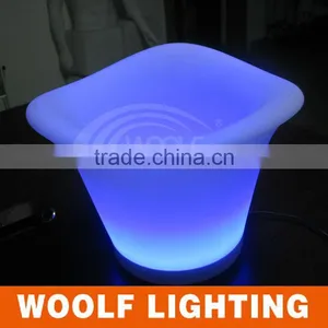 Commercial Led Illuminated Plastic Champagne Ice Bucket thumbnail-1