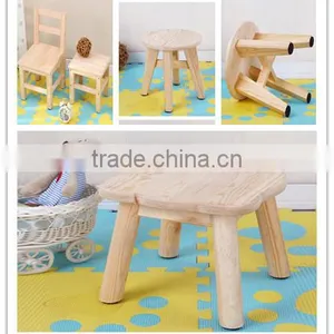 Children Favorite Mini Four Legs Christmas Use Wood Leisure Chair Hot Wholesale thumbnail-1