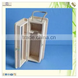 Wholesale Glass Lids Balsa Wooden Wine Bottles Boxes thumbnail-3