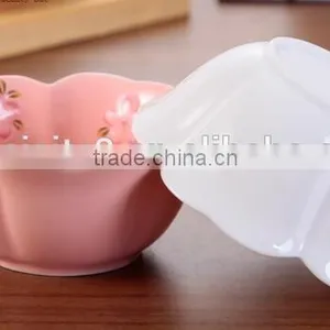 CY160 Chocolate Ceramic Melter Chocolate Waterfall Mini Fondue Fountain Pink Bakeware Gift Set thumbnail-6