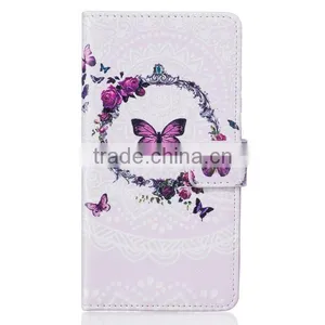 Universal Embossed PU Flip Stand Wallet Leather Mobile Phone Back Cover For IPhone 6 6S thumbnail-1