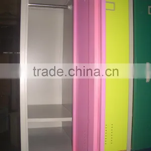 Hasp Lock 8 Doors Wardrobe Lockers Colourful 6 Doors Metal Wardrobe Lockers thumbnail-3