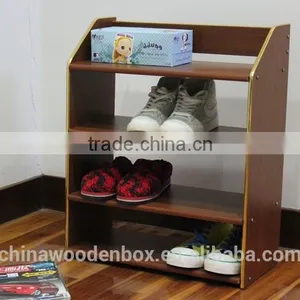 2015 Four Layers Wooden Shoes Display Shelf thumbnail-1