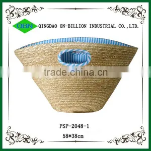 Natural Hand Woven Straw Bags Wholesale thumbnail-1