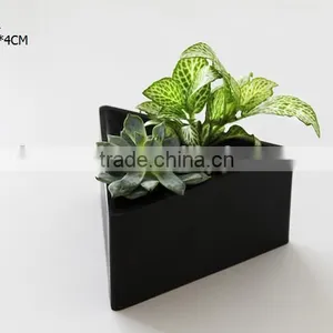 Architectural Decor Triangle Planter Pot Concrete Succulent Holder thumbnail-3