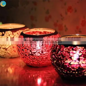 Home Decoration Use and Yes Handmade Mini Glass Jar Candle Holder thumbnail-1