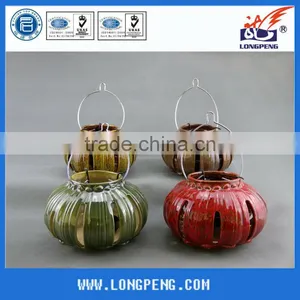 Decorative Ceramic Hanging Tealight Lantern thumbnail-1