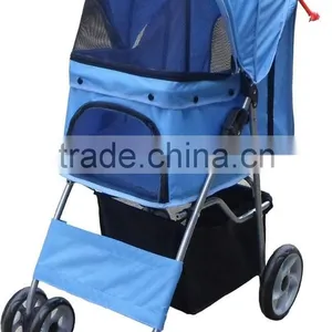 Pet Travel Stroller Pushchair Pram Jogger Buggy Swivel Wheels. H0116 thumbnail-3