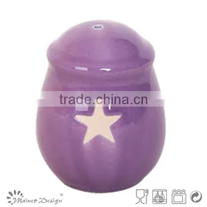 New Design Ceramic Salt and Pepper Shaker,Customized Stoneware Salt Pepper thumbnail-4