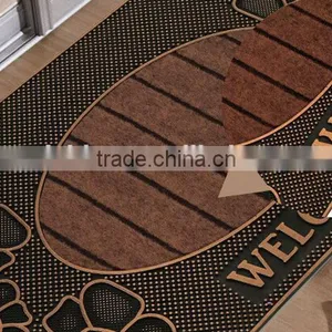 Cheap Leaf Texture Cheap Bathroom Door Mat thumbnail-3