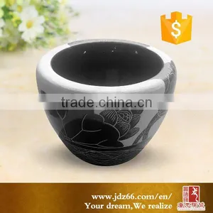 Nice Drafting Lotus Pattern Ceramic Flower Pots/garden Planters thumbnail-1
