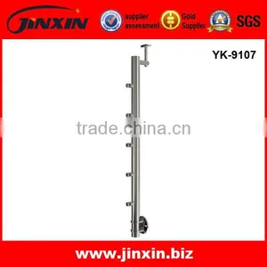 Modern Stainless Steel Stanchion Cast Iron Base thumbnail-1