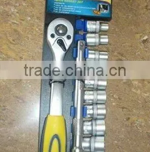 14pcs 3/8"Dr. Socket Wrench Set thumbnail-1